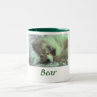 Caneca De Café Em Dois Tons Urso
