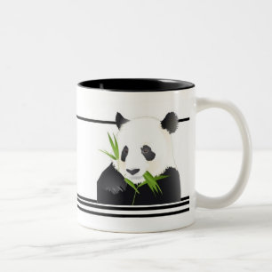 Caneca De Café Em Dois Tons Urso de panda