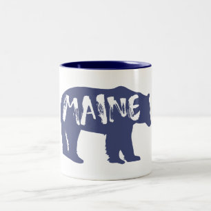 Caneca De Café Em Dois Tons Urso Maine
