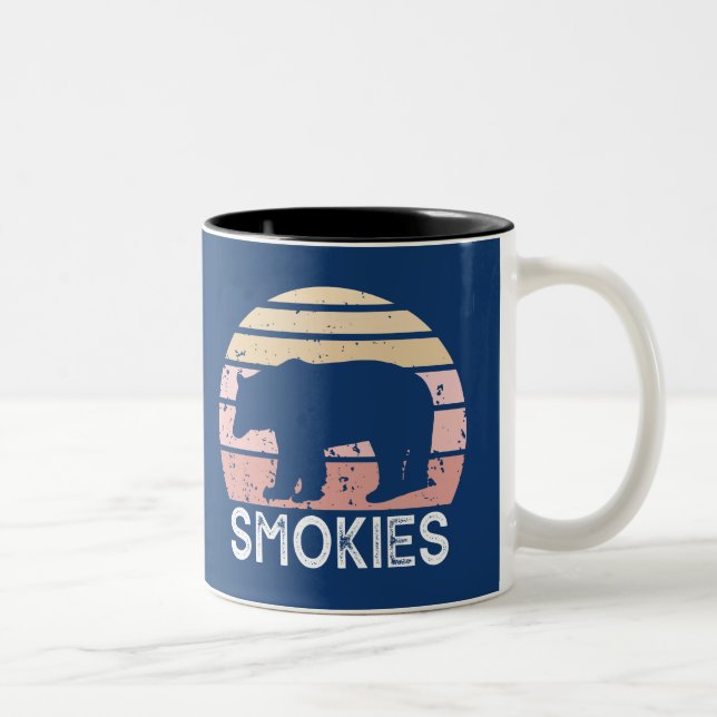 Caneca De Café Em Dois Tons Urso Smokies (Direita)
