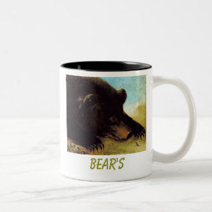 Caneca De Café Em Dois Tons urso, URSO