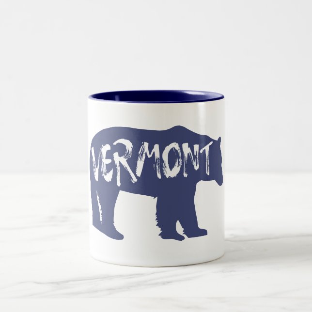 Caneca De Café Em Dois Tons Urso Vermont (Centro)