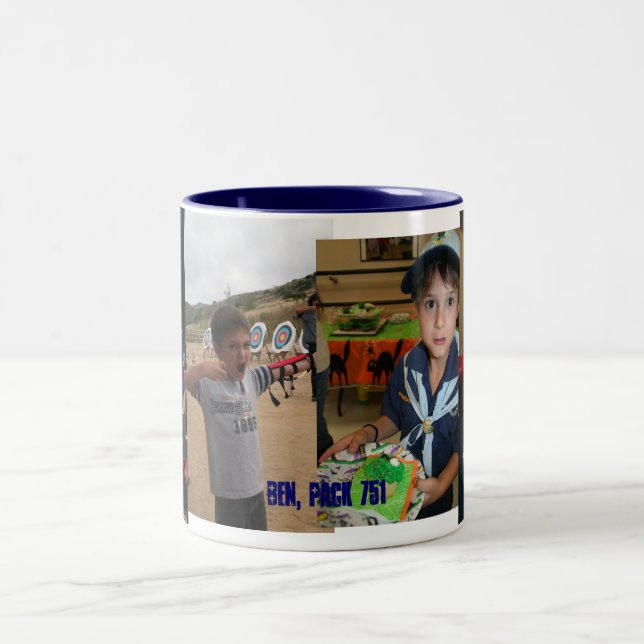 Caneca De Café Em Dois Tons ursos de ben (Centro)