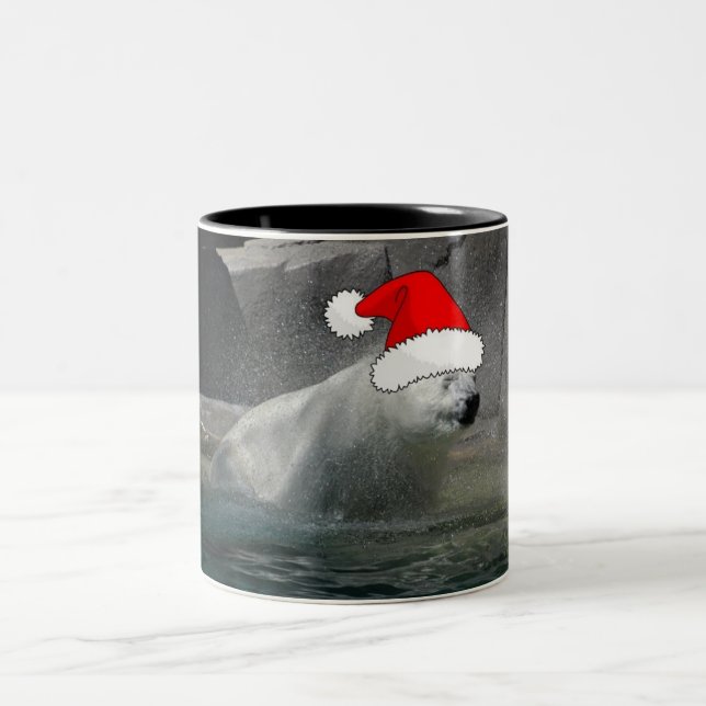 Caneca De Café Em Dois Tons Ursos Polares de Natal (Centro)