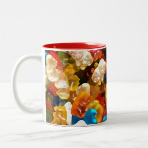 Caneca De Café Em Dois Tons ursos sombrios