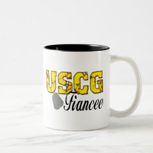 Caneca De Café Em Dois Tons USCG Fiance