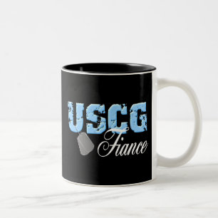 Caneca De Café Em Dois Tons USCG Fiance