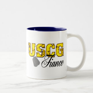 Caneca De Café Em Dois Tons USCG Fiance