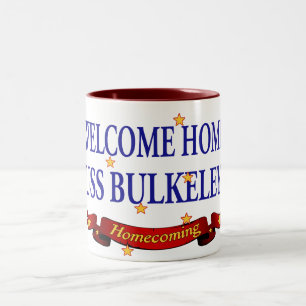Caneca De Café Em Dois Tons USS Home bem-vindo Bulkeley