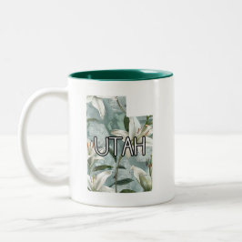 Caneca De Café Em Dois Tons Utah Lily