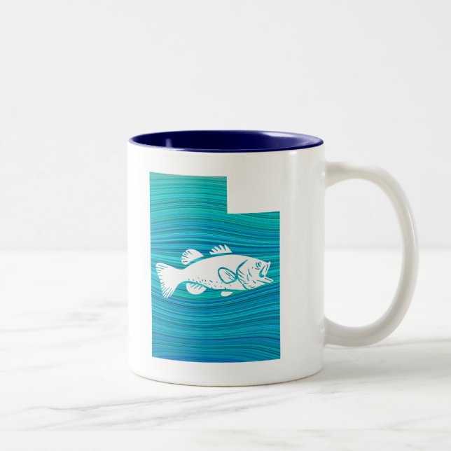 Caneca De Café Em Dois Tons Utah Wave Fisheries (Direita)