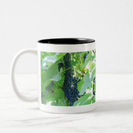 Caneca De Café Em Dois Tons Uvas