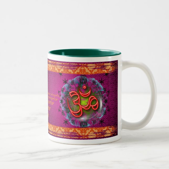 Caneca De Café Em Dois Tons Vá com o fluxo (Direita)