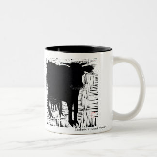 Caneca De Café Em Dois Tons Vaca