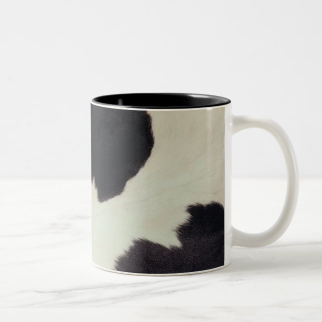 Caneca De Café Em Dois Tons Vaca Ocultar Mug (Direita)