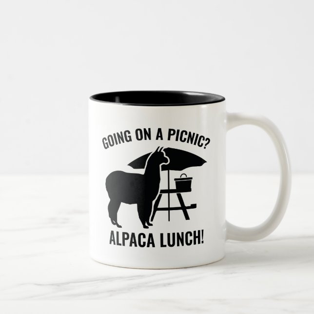 Caneca De Café Em Dois Tons Vai A Um Piquenique? (Direita)