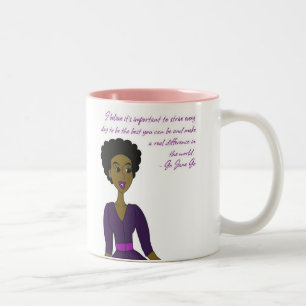Caneca De Café Em Dois Tons Vai Jane vai