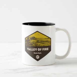 Caneca De Café Em Dois Tons Vale do Fogo State Park Nevada