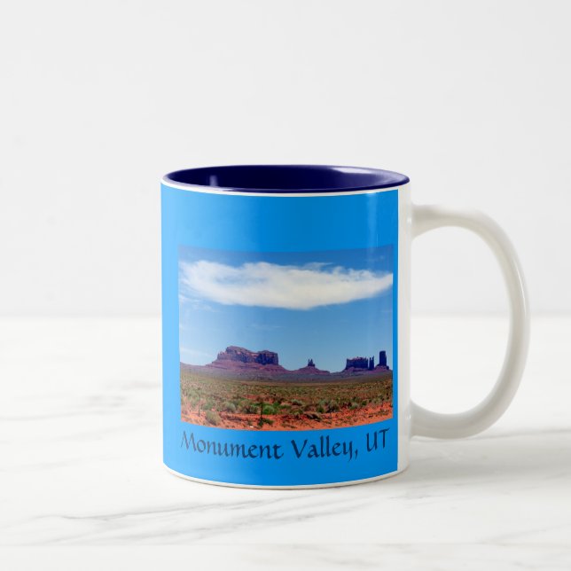 Caneca De Café Em Dois Tons Vale do monumento, UT (Direita)