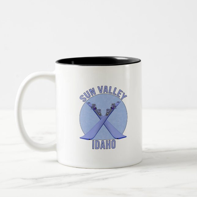 Caneca De Café Em Dois Tons Vale do Sol, Idaho (Esquerda)