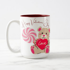 Caneca De Café Em Dois Tons Valentine Gift