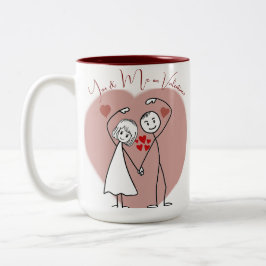 Caneca De Café Em Dois Tons Valentine Gift