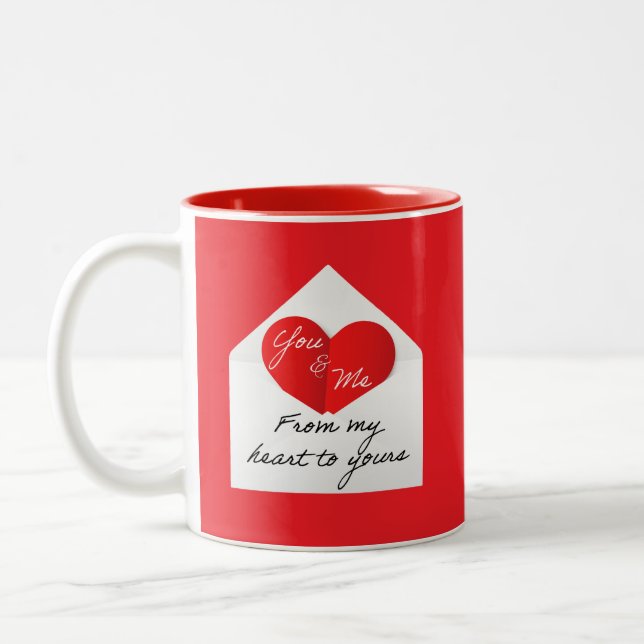 Caneca De Café Em Dois Tons Valentine’s Day Mug (Esquerda)