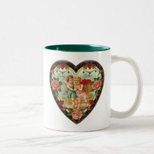 Caneca De Café Em Dois Tons Valentine Vitoriano Para o Meu Amor II