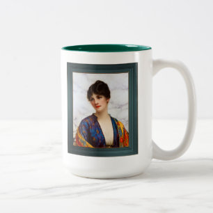 Caneca De Café Em Dois Tons Valeria por William Clarke Wontner