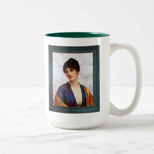 Caneca De Café Em Dois Tons Valeria por William Clarke Wontner (Direita)