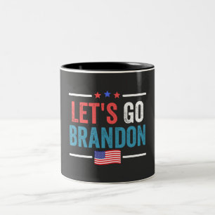 Caneca De Café Em Dois Tons Vamos Go Brandon