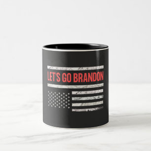 Caneca De Café Em Dois Tons Vamos Go Brandon
