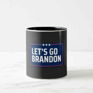 Caneca De Café Em Dois Tons Vamos Go Brandon