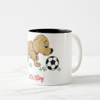 Caneca De Café Em Dois Tons VAMOS PLAY Mug