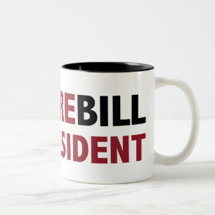 Caneca De Café Em Dois Tons Vampiro Bill para o presidente
