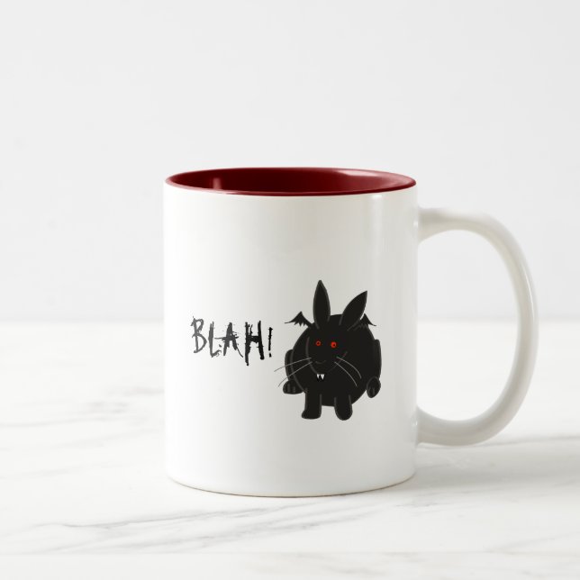 Caneca De Café Em Dois Tons Vampiro Bunneh (Direita)