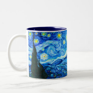Caneca De Café Em Dois Tons Van Gogh Starry Night