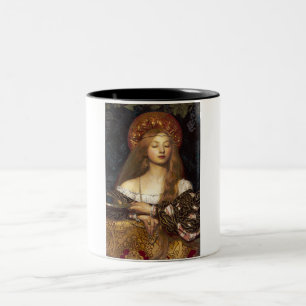 Caneca De Café Em Dois Tons Vanity Pré-Raphaelite