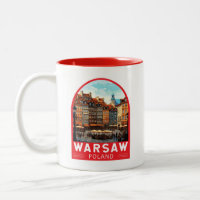 Varsóvia Polônia Viagem Art Vintage