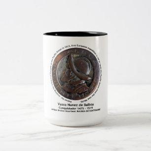 Caneca De Café Em Dois Tons Vasco Nunez de Balboa