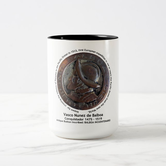 Caneca De Café Em Dois Tons Vasco Nunez de Balboa (Centro)