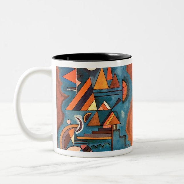 Caneca De Café Em Dois Tons Vasily Kandinsky Bauhaus Dessau (Esquerda)