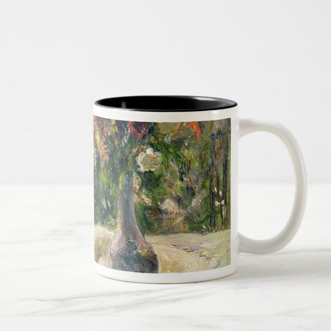 Caneca De Café Em Dois Tons Vaso de Paul Gauguin | das flores (Direita)
