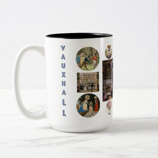 Caneca De Café Em Dois Tons Vauxhall Gardens Mug (Esquerda)