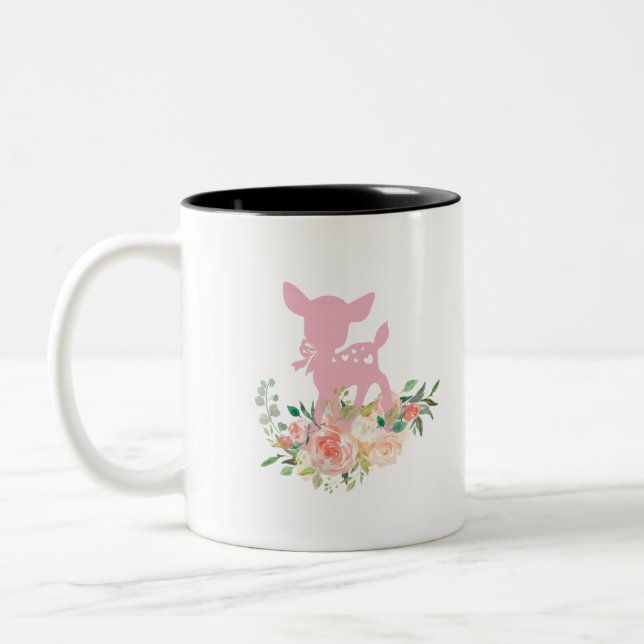 Caneca De Café Em Dois Tons veado (Esquerda)