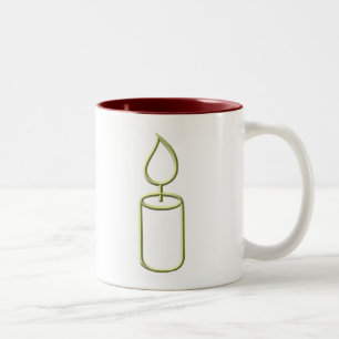 Caneca De Café Em Dois Tons Vela