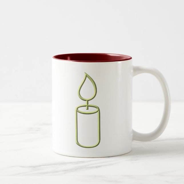Caneca De Café Em Dois Tons Vela (Direita)