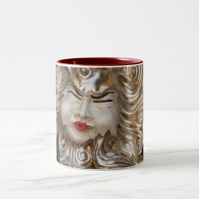 Caneca De Café Em Dois Tons Venetian Mask Mug (Centro)