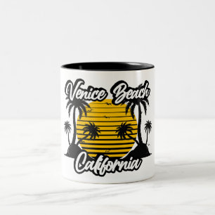 Caneca De Café Em Dois Tons Venice Beach California