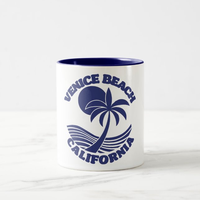 Caneca De Café Em Dois Tons Venice Beach California (Centro)
